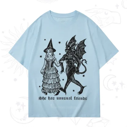 Purplehecate She Has Unusual Friends T-Shirt
