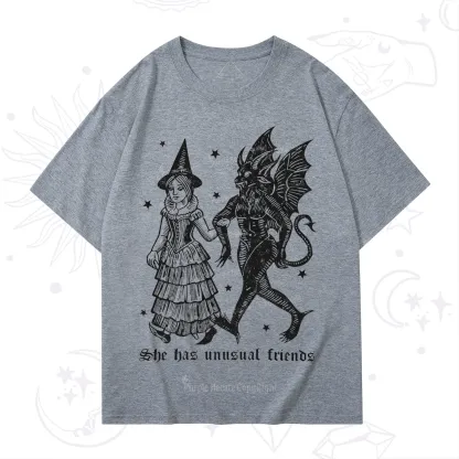 Purplehecate She Has Unusual Friends T-Shirt