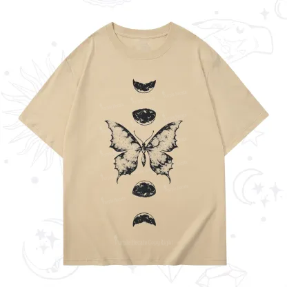 Purplehecate Lunar Butterfly Phases T-Shirt