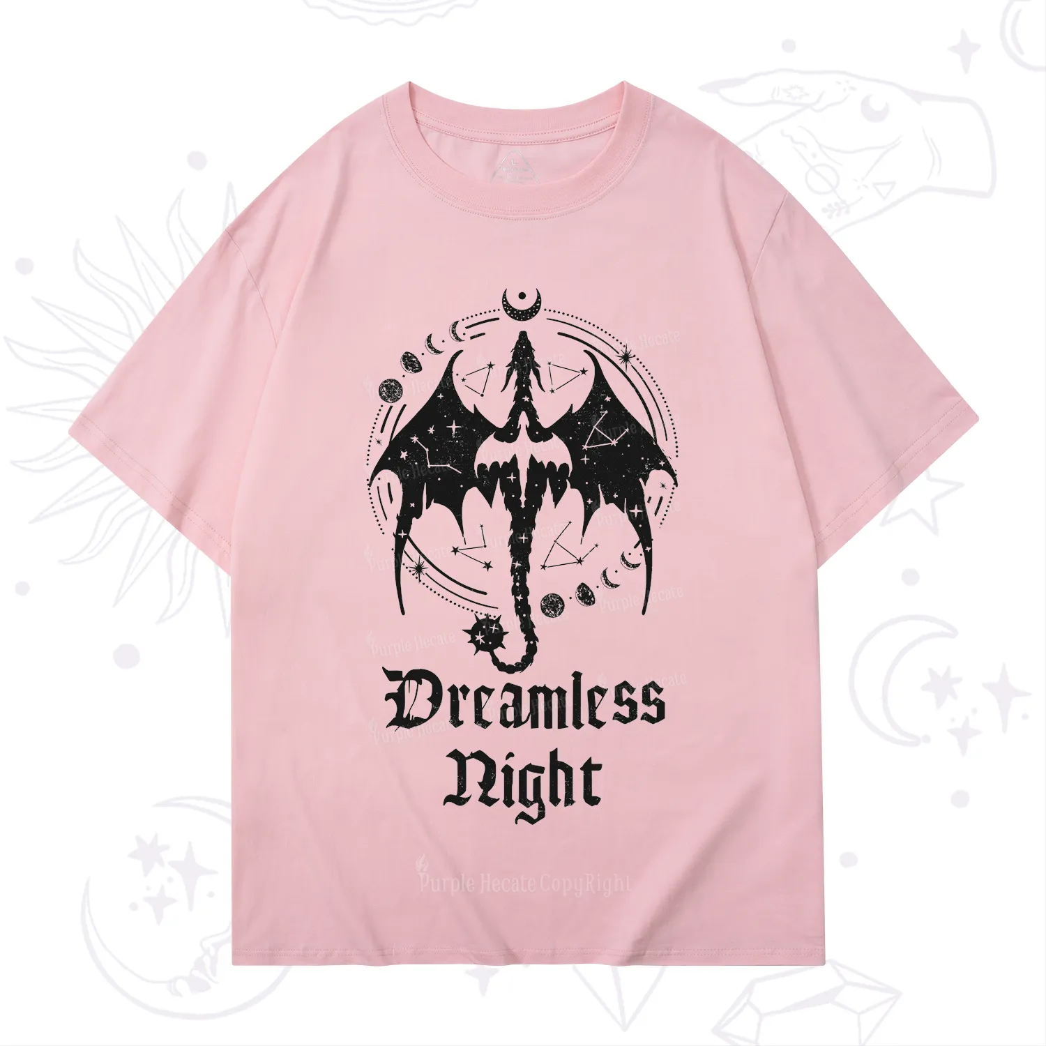 Purplehecate Dreamless Night Dragon T-Shirt