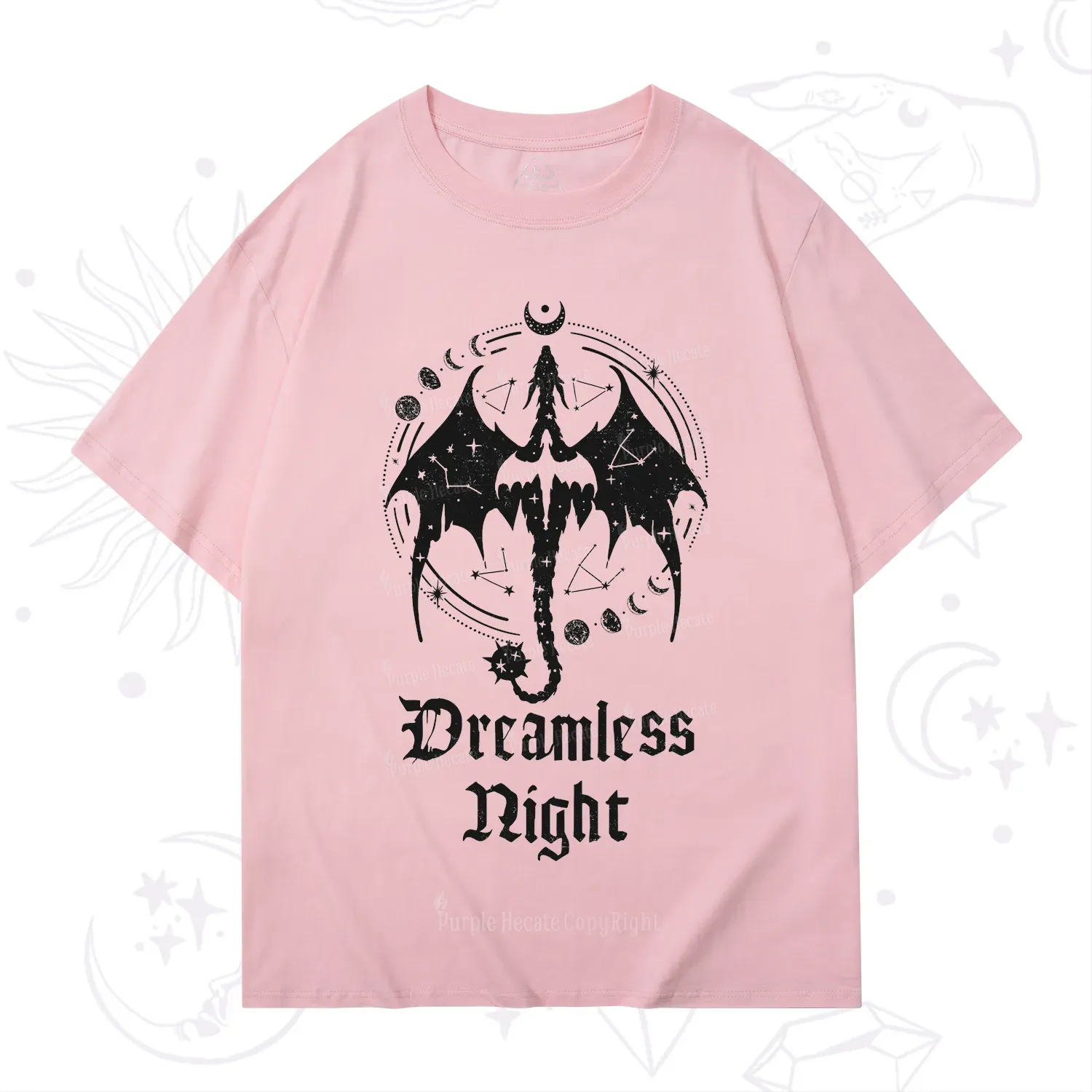 Purplehecate Dreamless Night Dragon T-Shirt