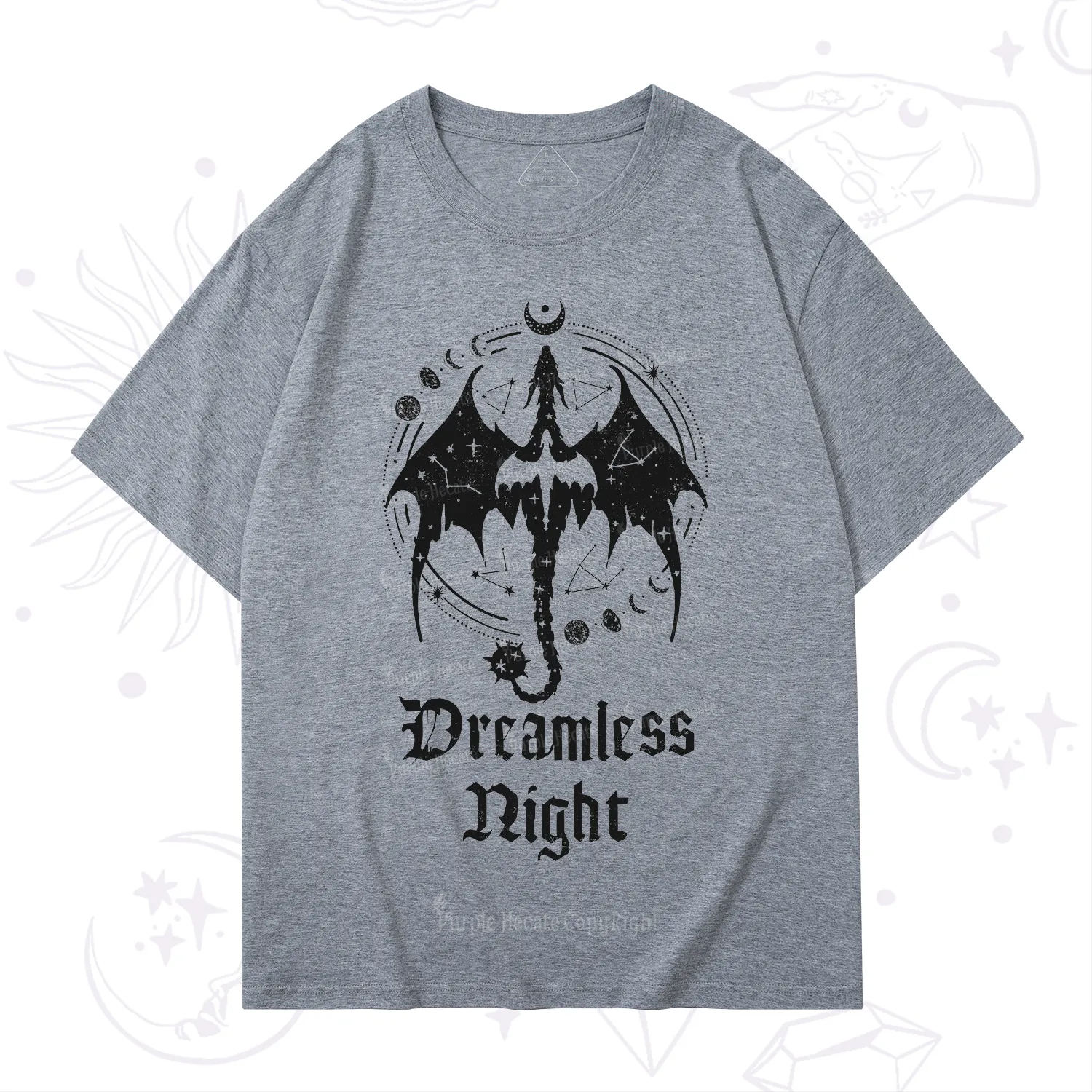 Purplehecate Dreamless Night Dragon T-Shirt