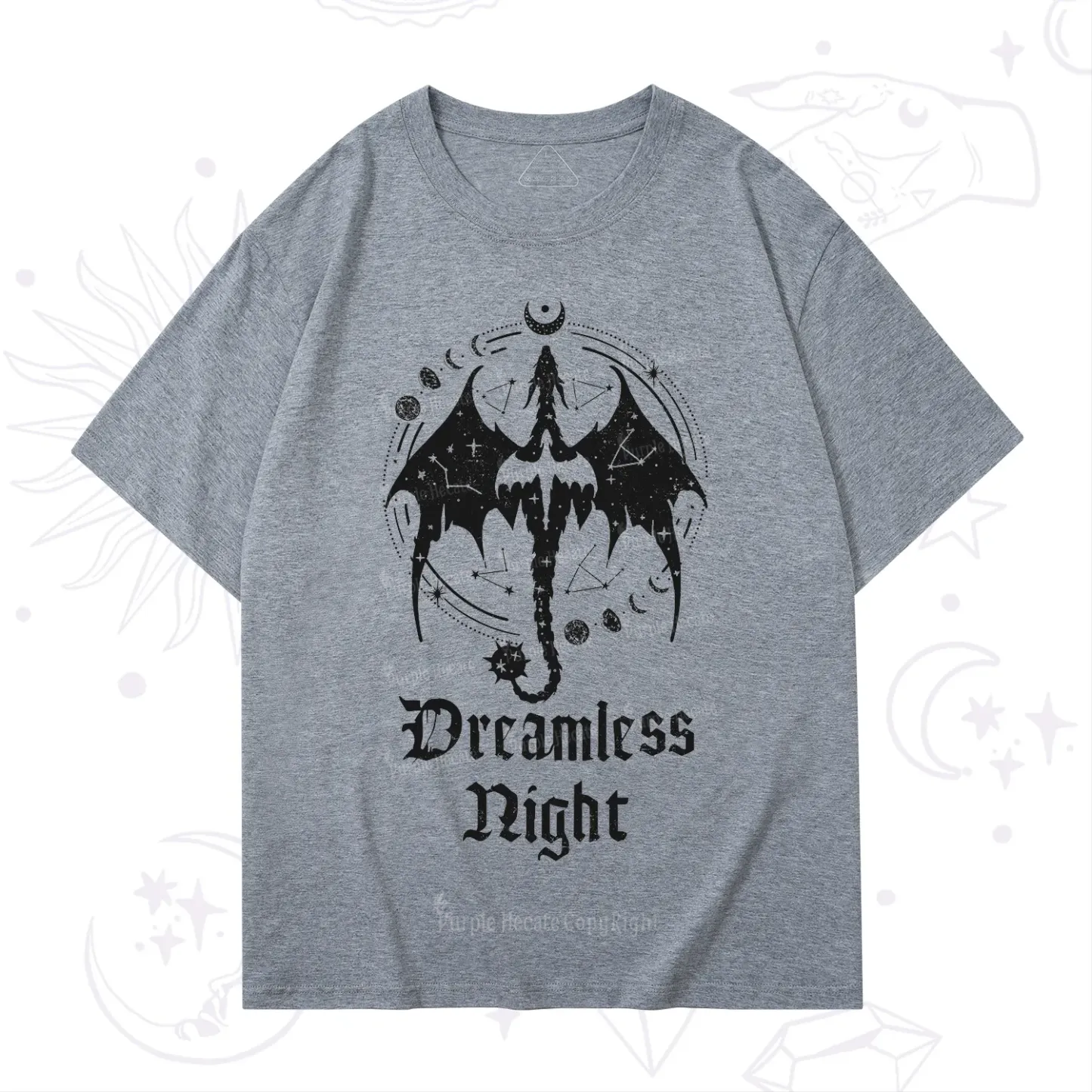 Purplehecate Dreamless Night Dragon T-Shirt