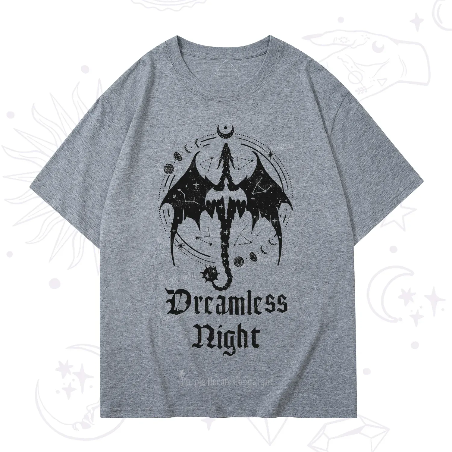 Purplehecate Dreamless Night Dragon T-Shirt