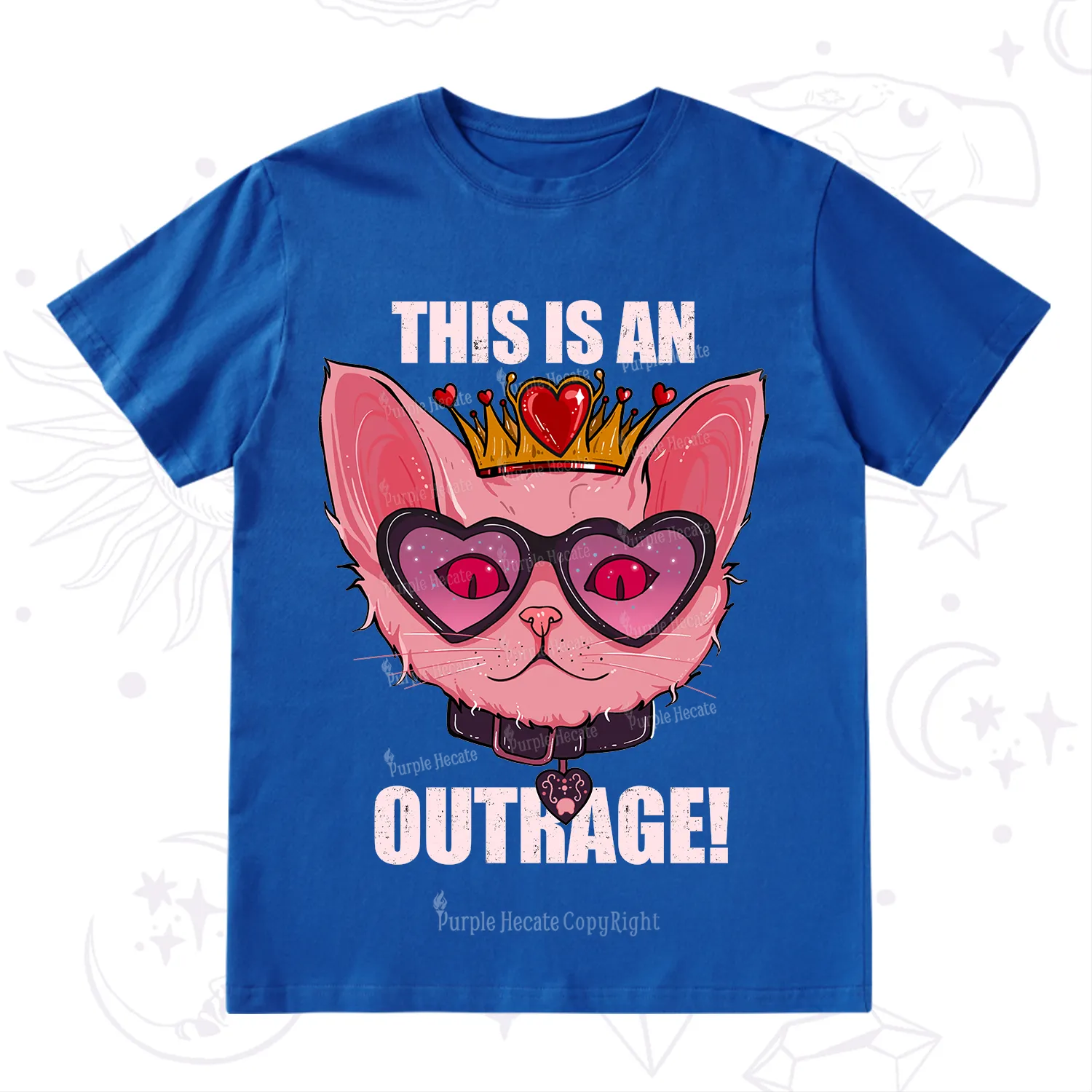 Purplehecate This is an Outrage T-Shirt