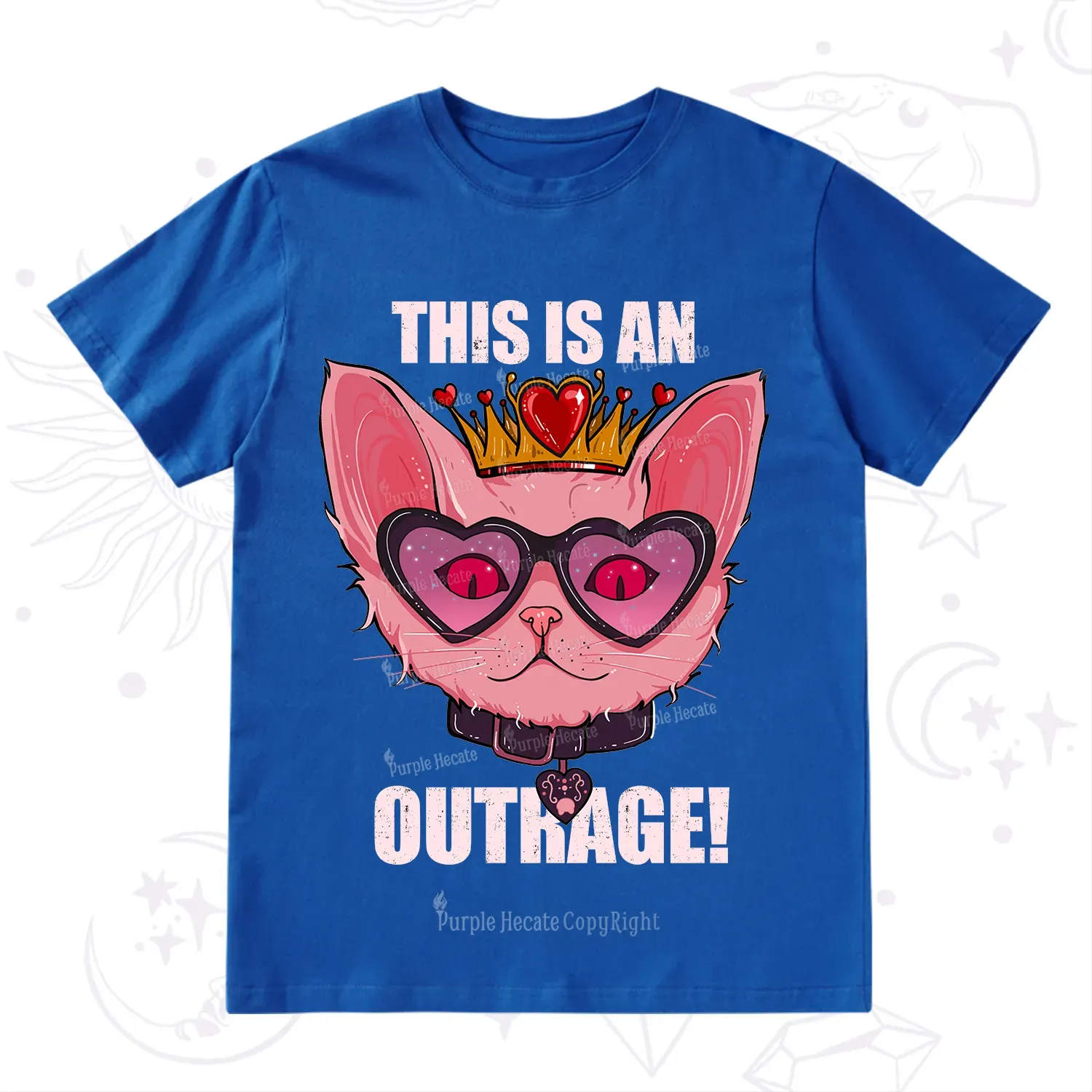 Purplehecate This is an Outrage T-Shirt