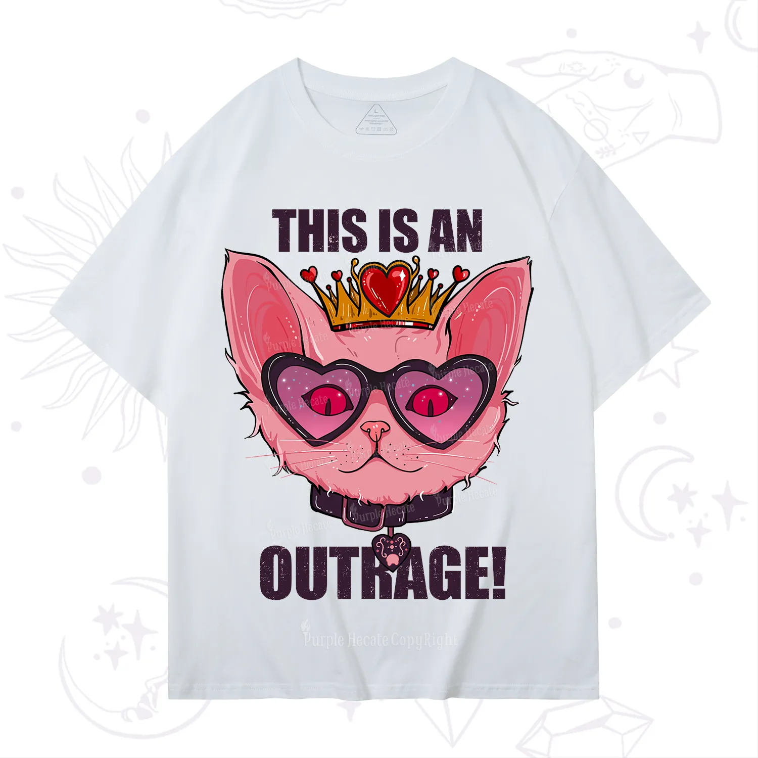 Purplehecate This is an Outrage T-Shirt