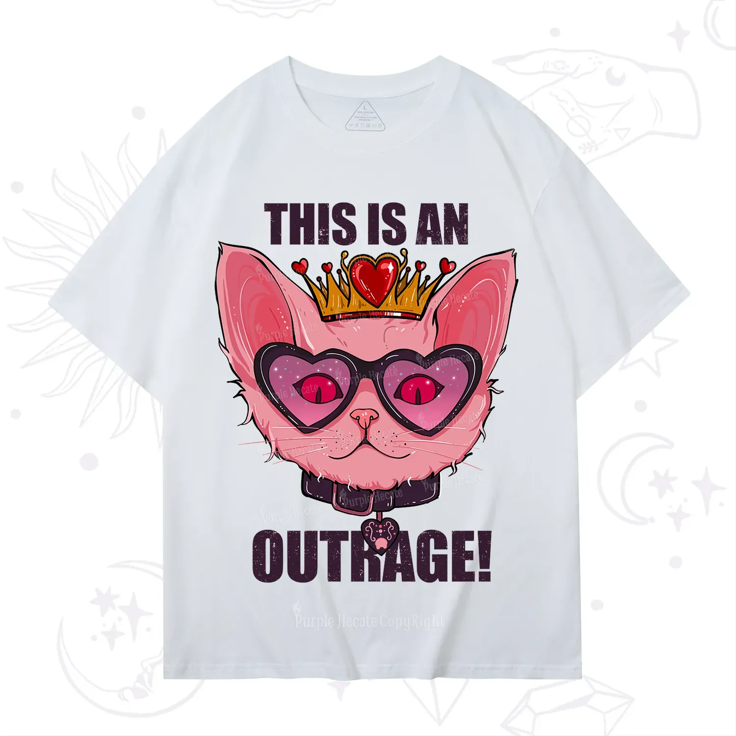 Purplehecate This is an Outrage T-Shirt