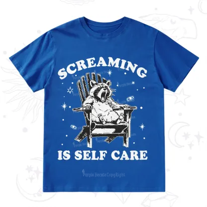 Purplehecate Screaming is Self Care T-Shirt