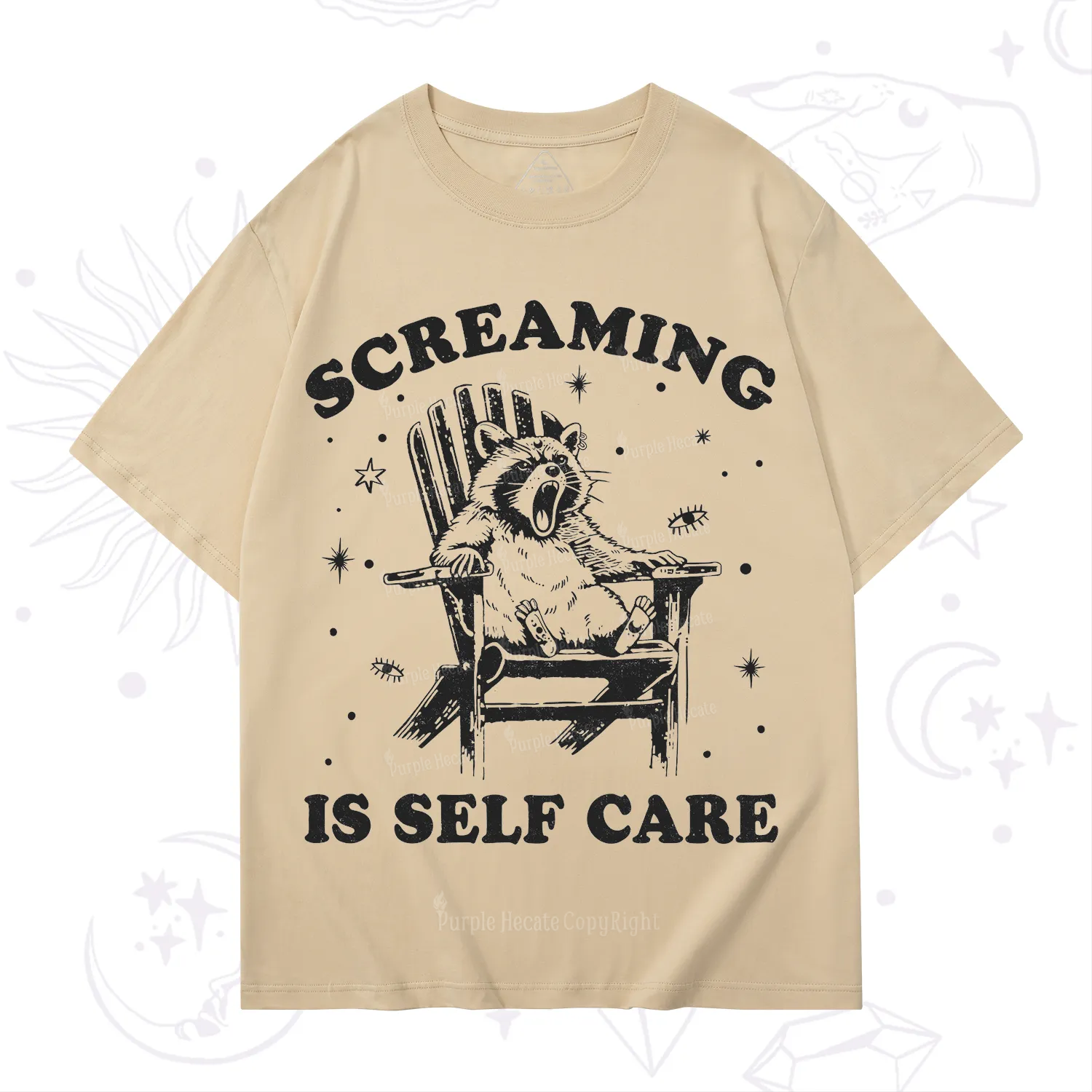Purplehecate Screaming is Self Care T-Shirt