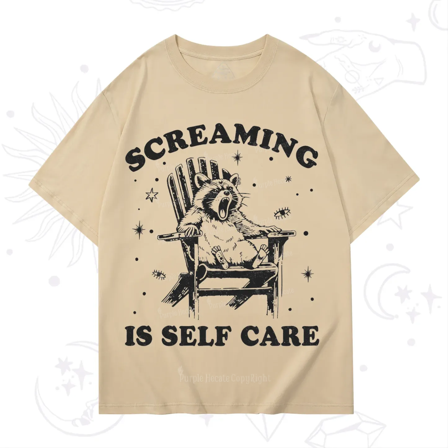 Purplehecate Screaming is Self Care T-Shirt