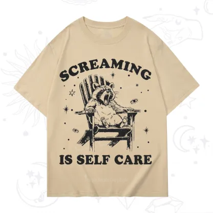 Purplehecate Screaming is Self Care T-Shirt