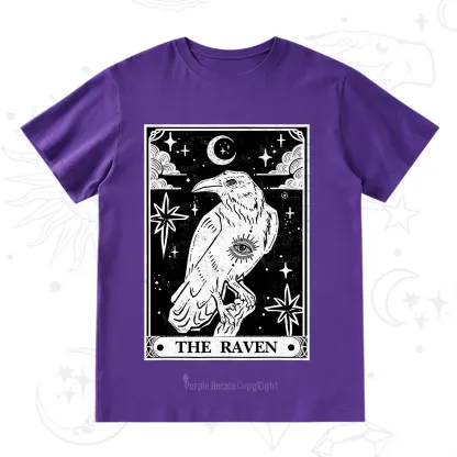 Purplehecate The Raven Tarot T-Shirt
