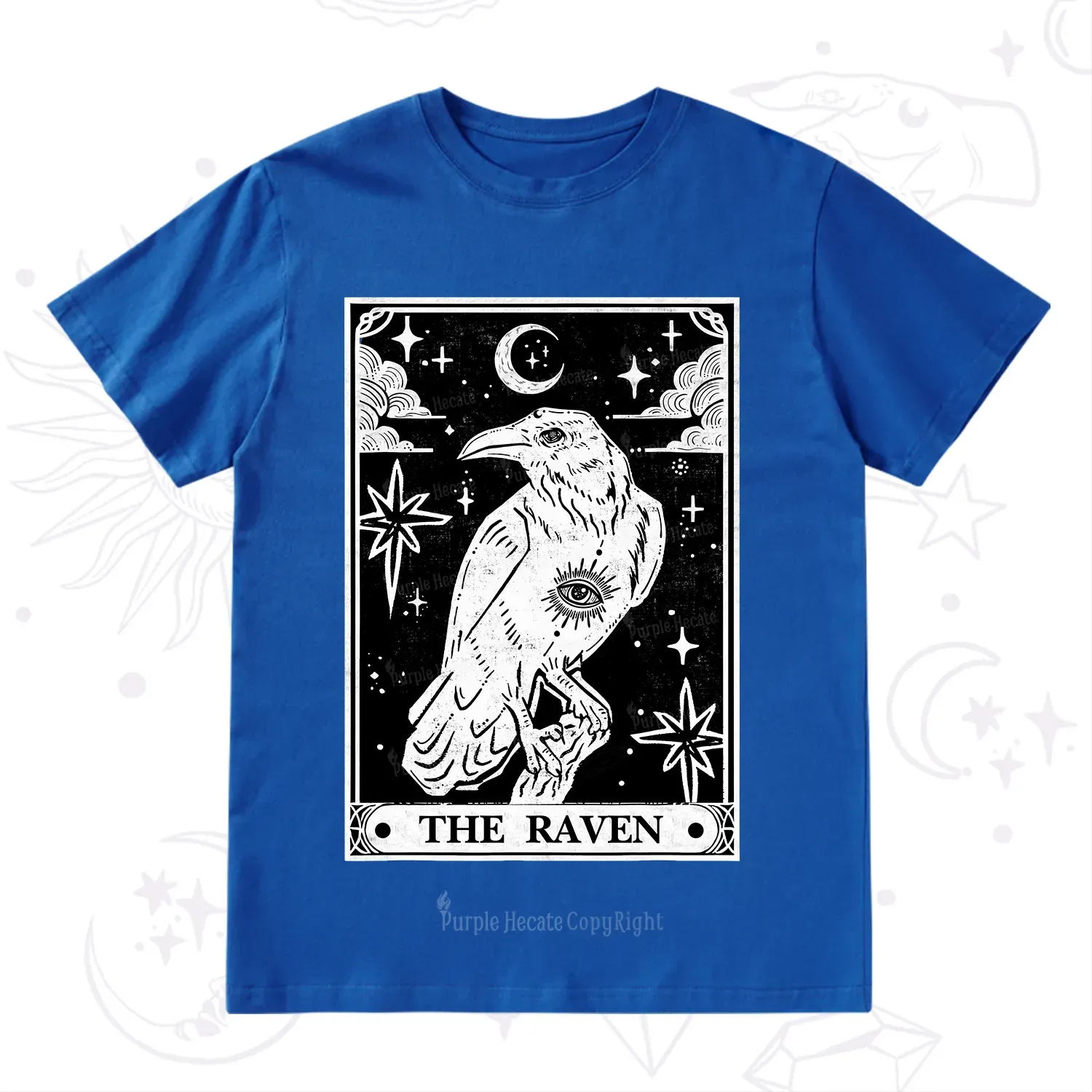 Purplehecate The Raven Tarot T-Shirt