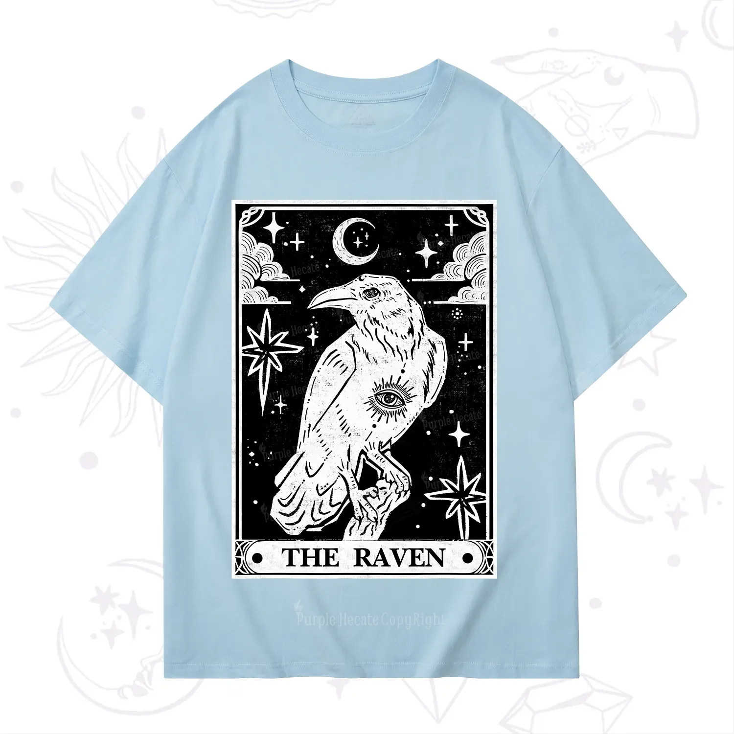 Purplehecate The Raven Tarot T-Shirt