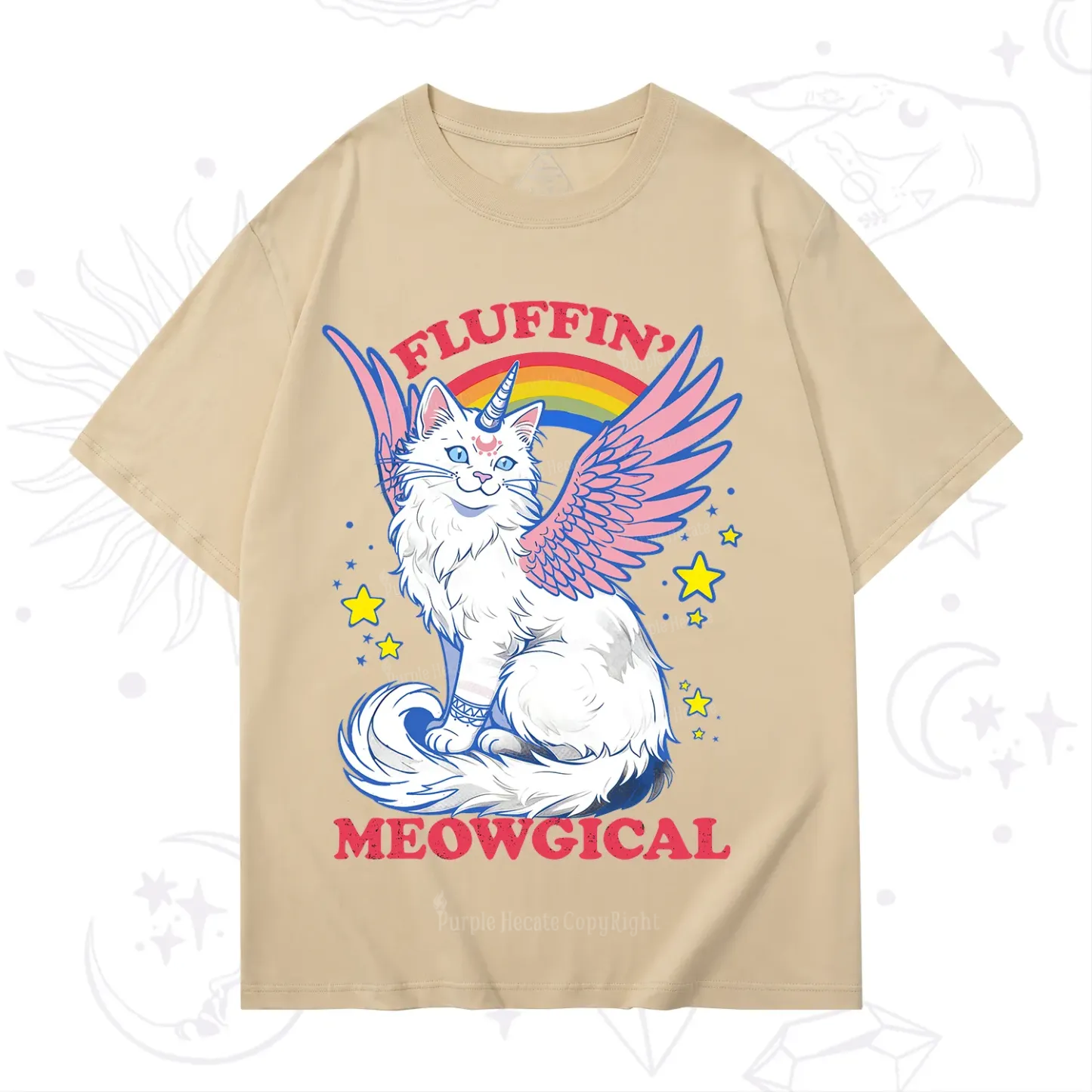 Purplehecate Fluffin Meowgical T-Shirt