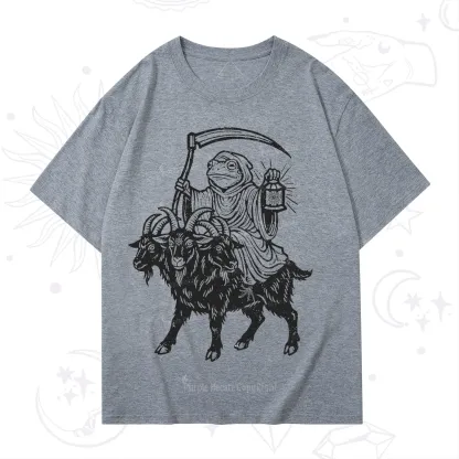 Purplehecate Death Frog Goat Rider T-Shirt