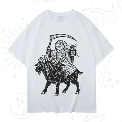 Purplehecate Death Frog Goat Rider T-Shirt