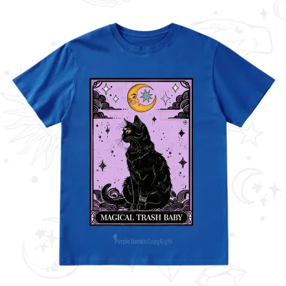 Purplehecate Magical Trash Baby Tarot Cat T-Shirt