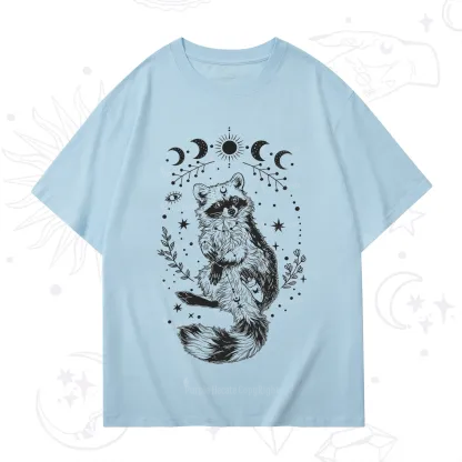Purplehecate Lunar Magic Raccoon T-Shirt