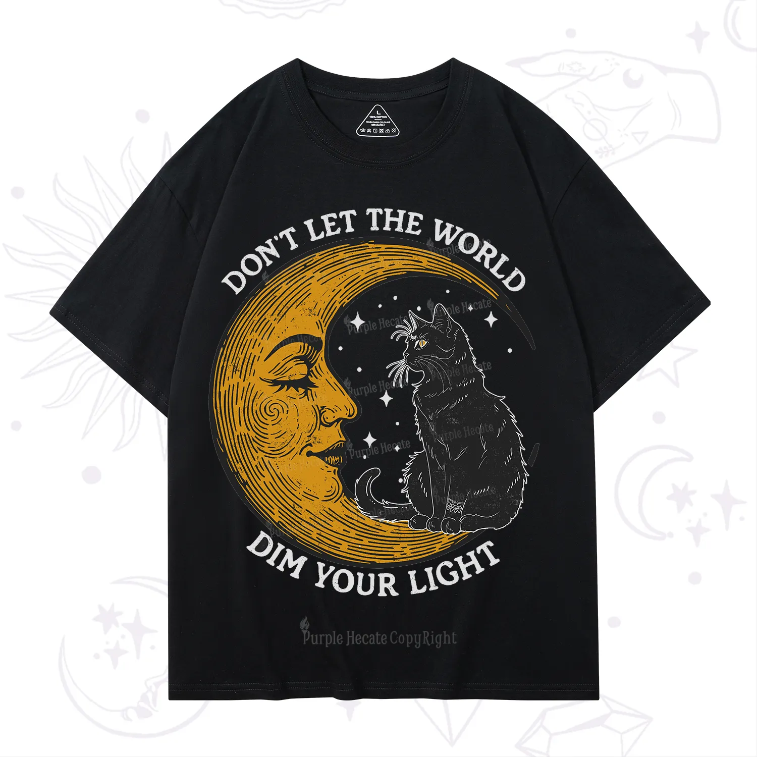 Purplehecate Don't Let The World Dim Your Light T-Shirt
