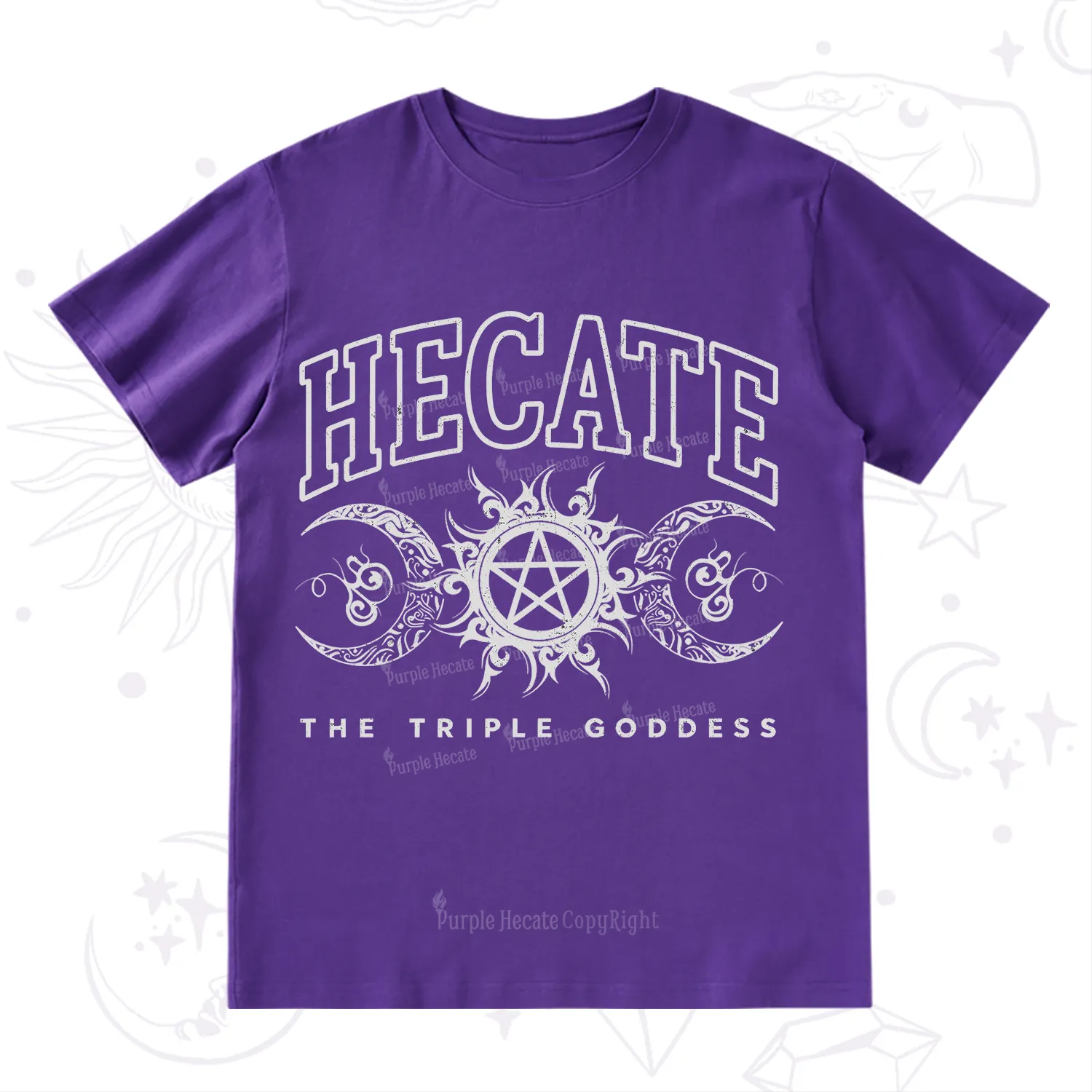 Purplehecate The Triple Goddess Hecate T-Shirt