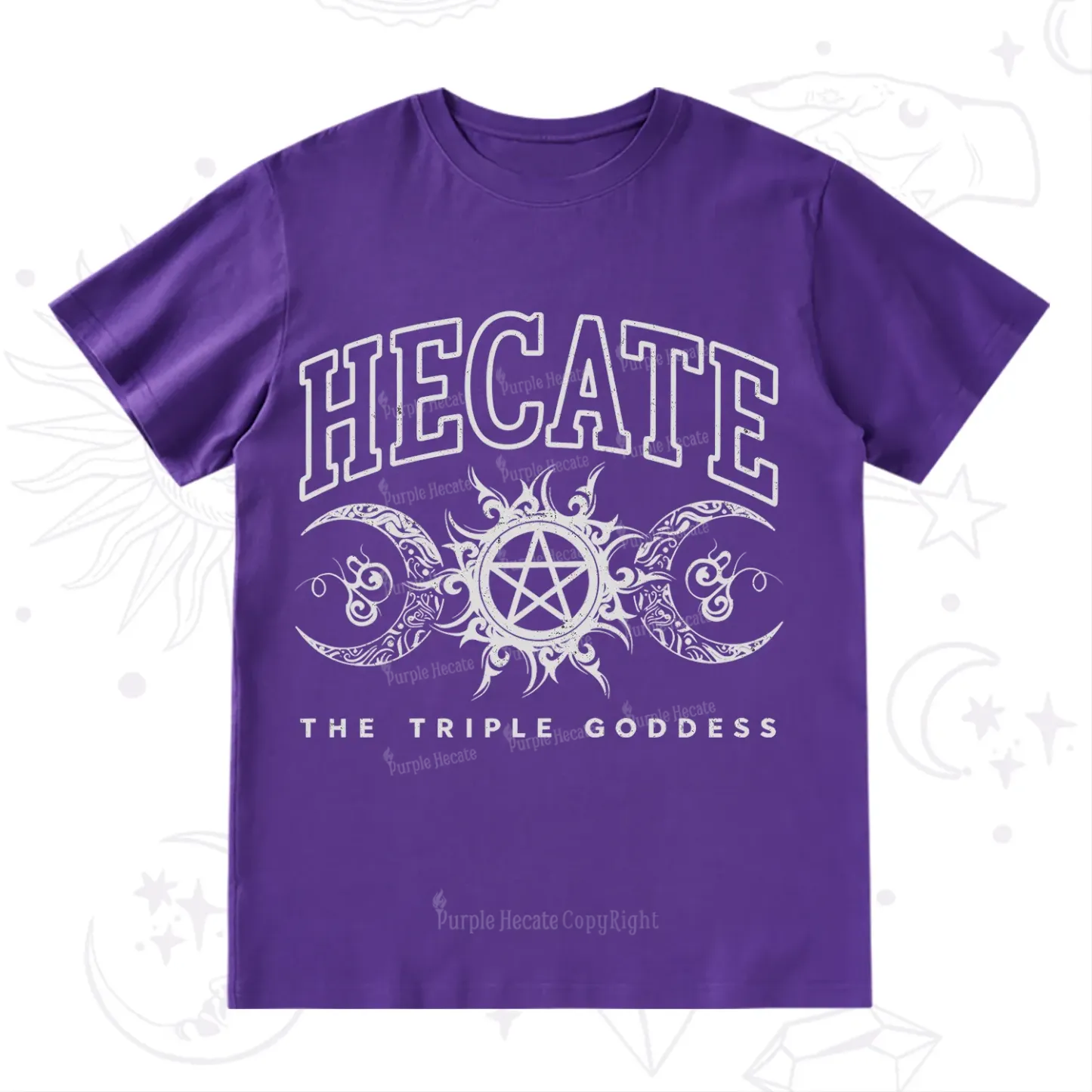 Purplehecate The Triple Goddess Hecate T-Shirt