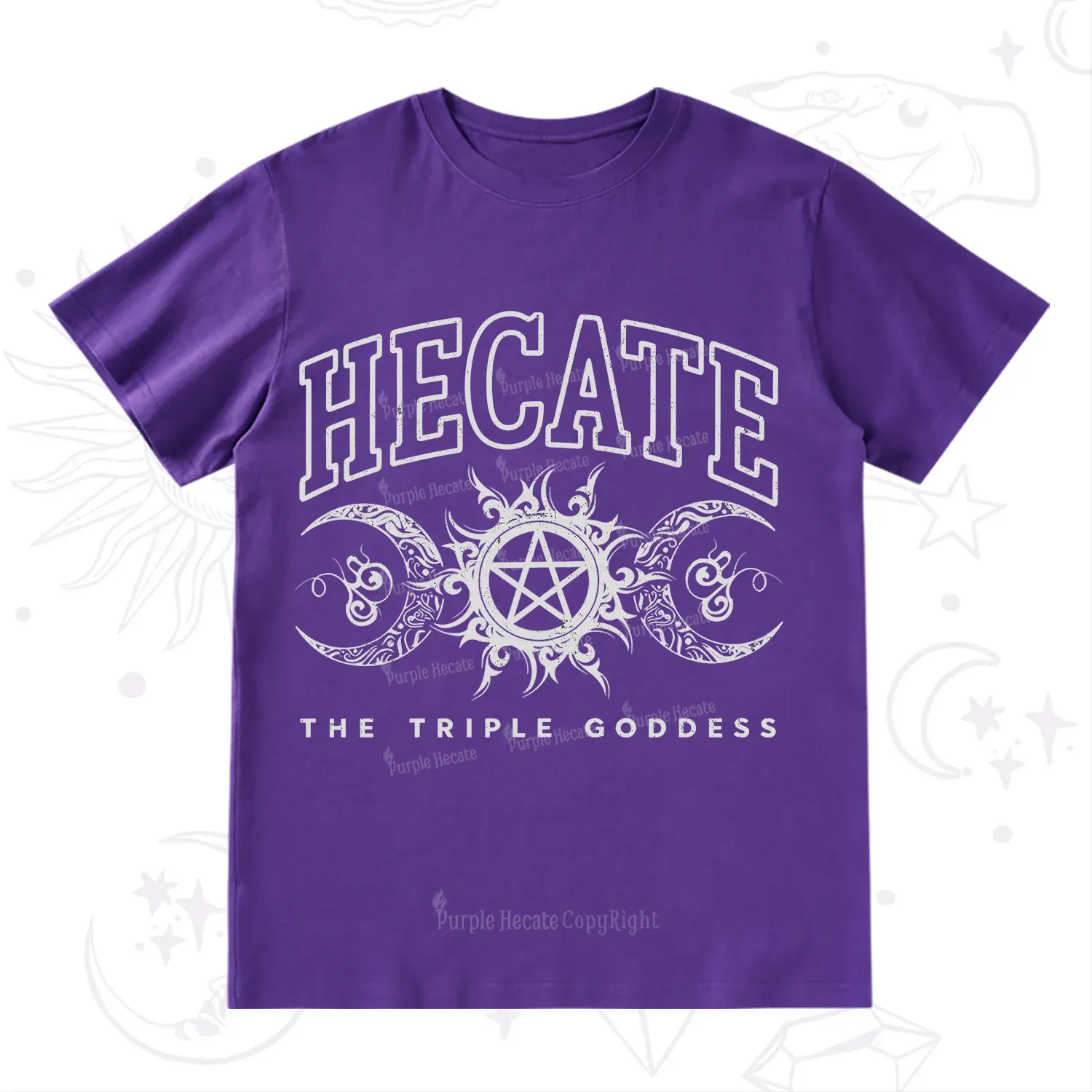 Purplehecate The Triple Goddess Hecate T-Shirt