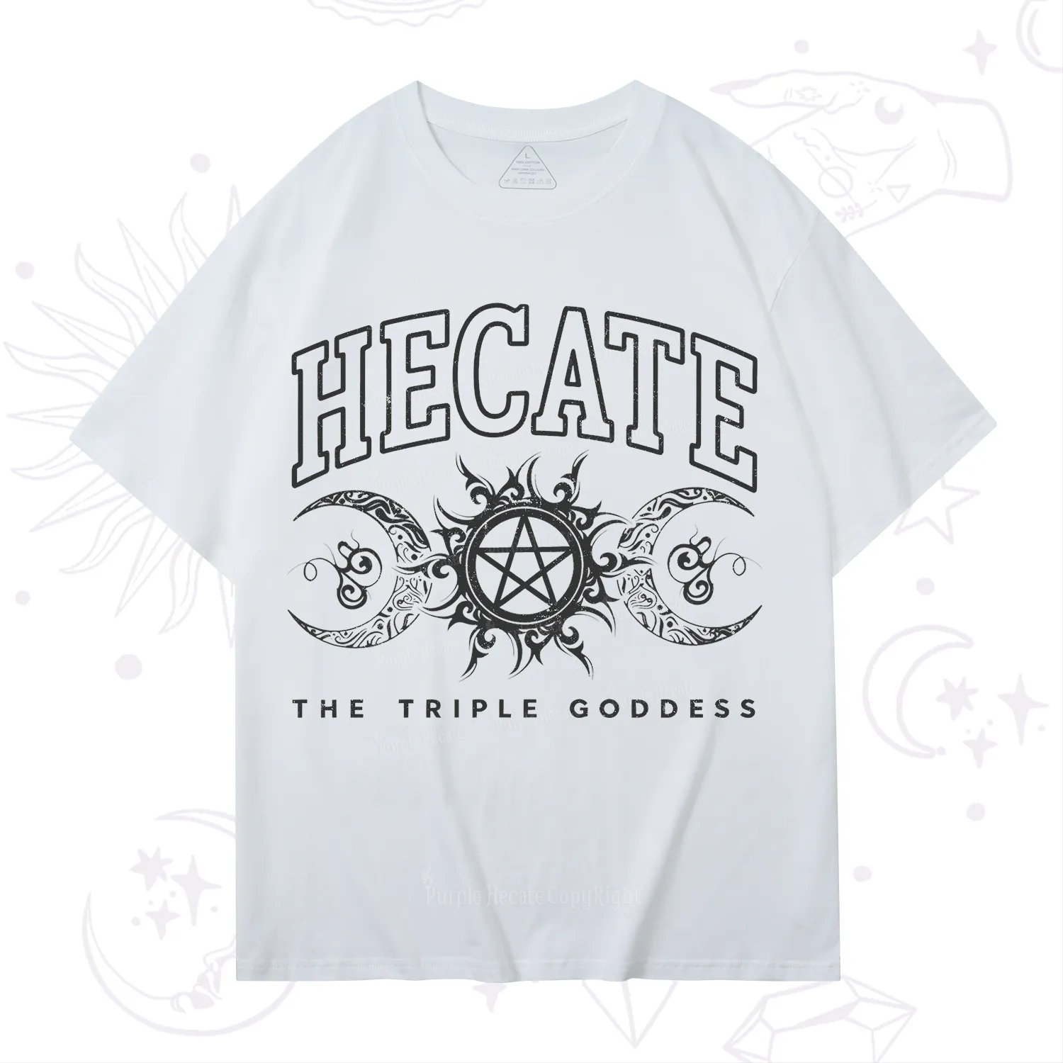 Purplehecate The Triple Goddess Hecate T-Shirt