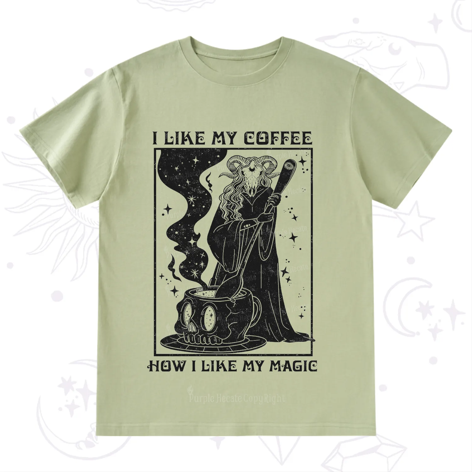 Purplehecate I Like My Coffee How I Like My Magic T-Shirt