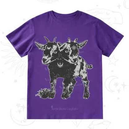Purplehecate Two Headed Goat T-Shirt