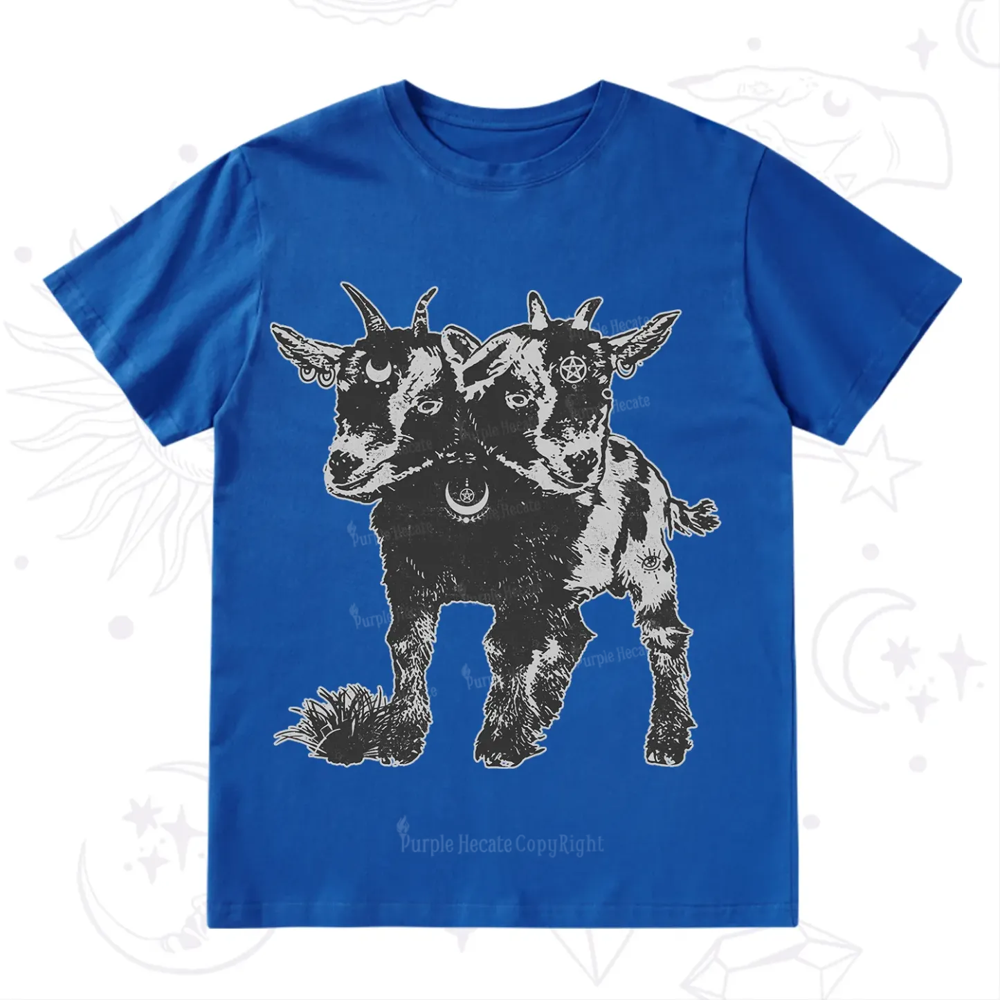 Purplehecate Two Headed Goat T-Shirt