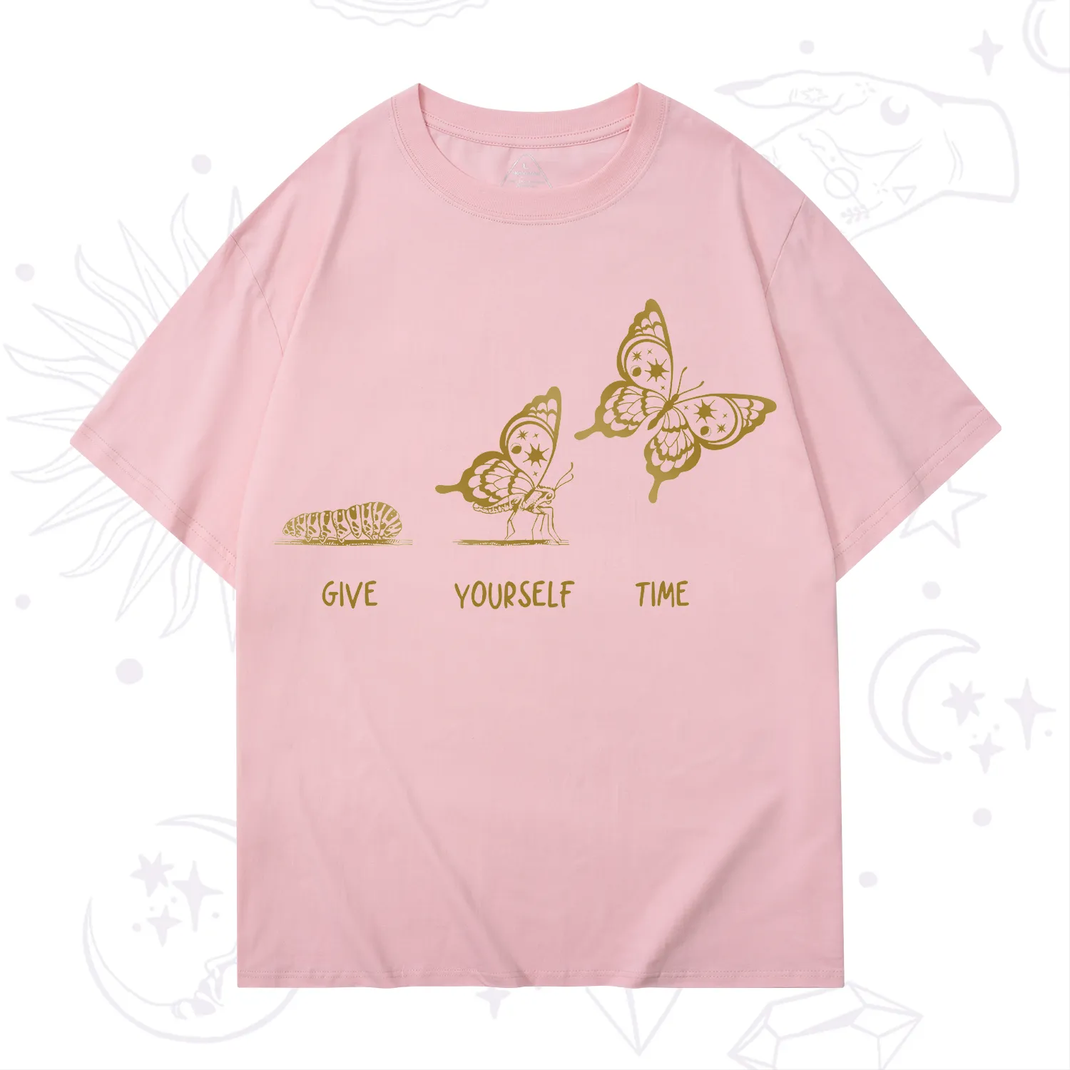 Purplehecate Give Yourself Time Butterfly T-Shirt