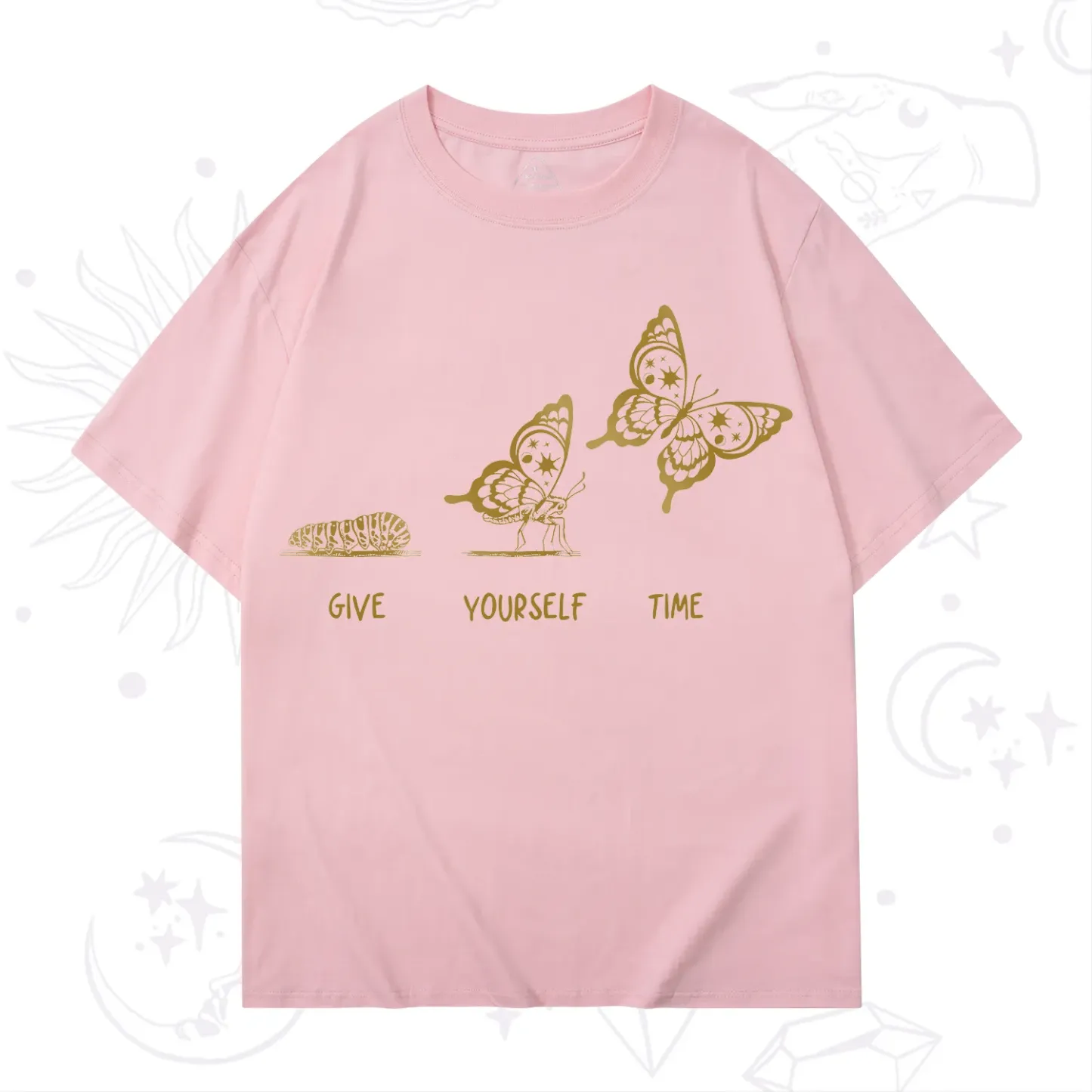 Purplehecate Give Yourself Time Butterfly T-Shirt