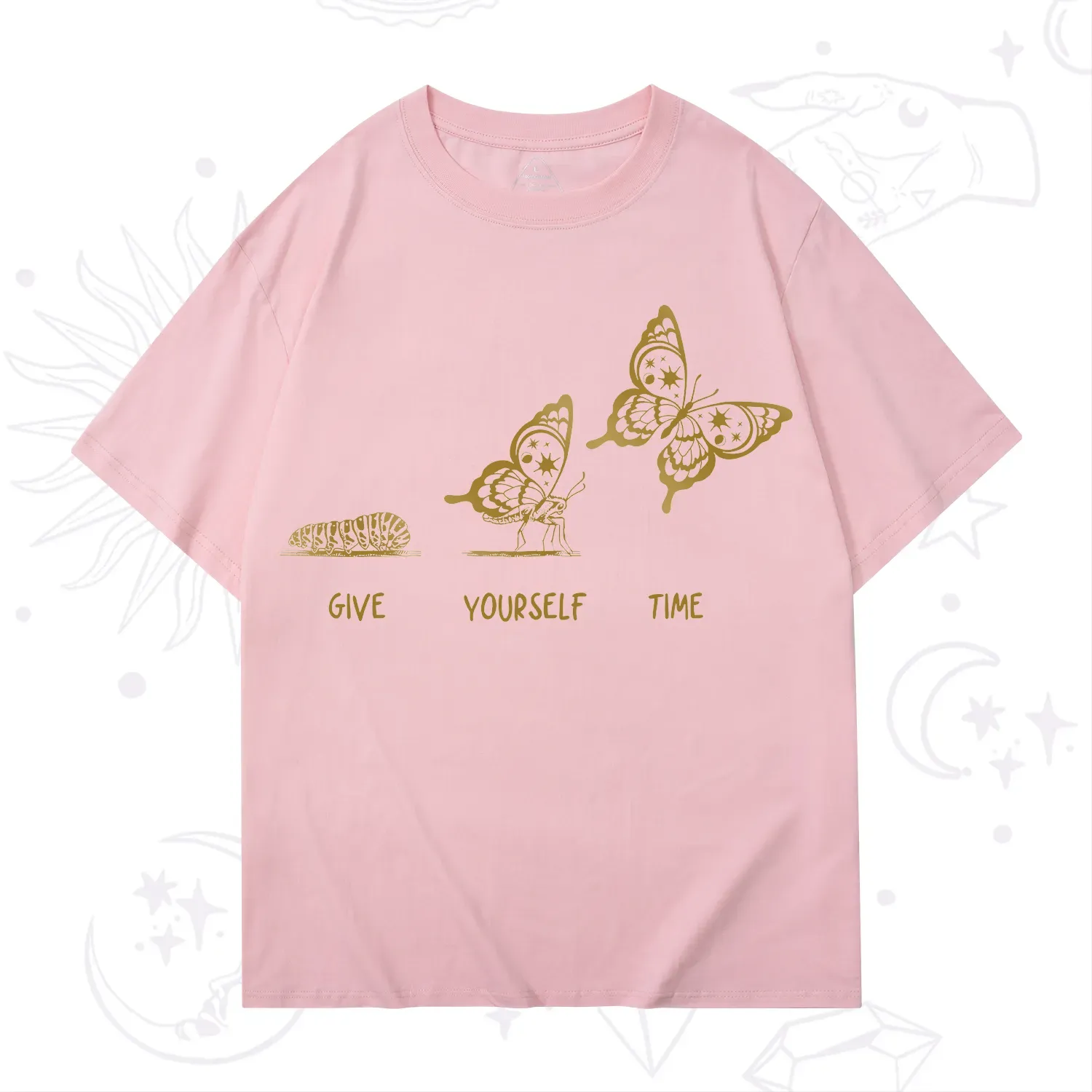 Purplehecate Give Yourself Time Butterfly T-Shirt