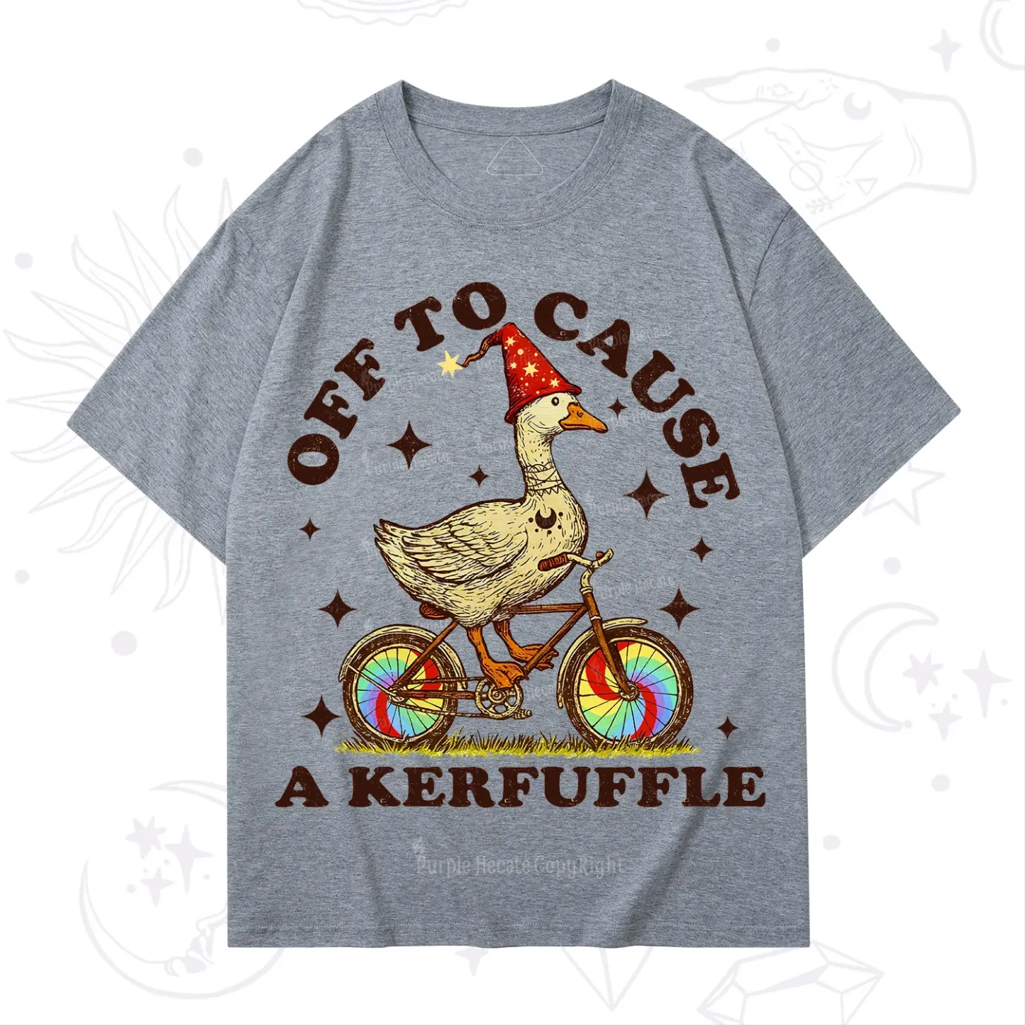 Purplehecate Off?to?Cause?a?Kerfuffle?Goose T-Shirt