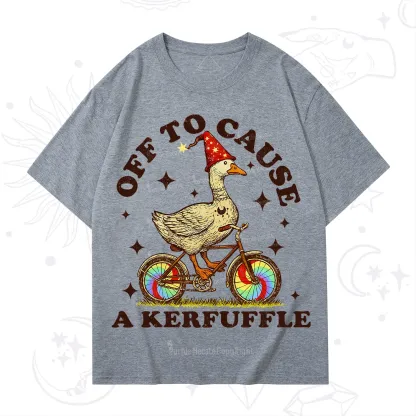 Purplehecate Off?to?Cause?a?Kerfuffle?Goose T-Shirt