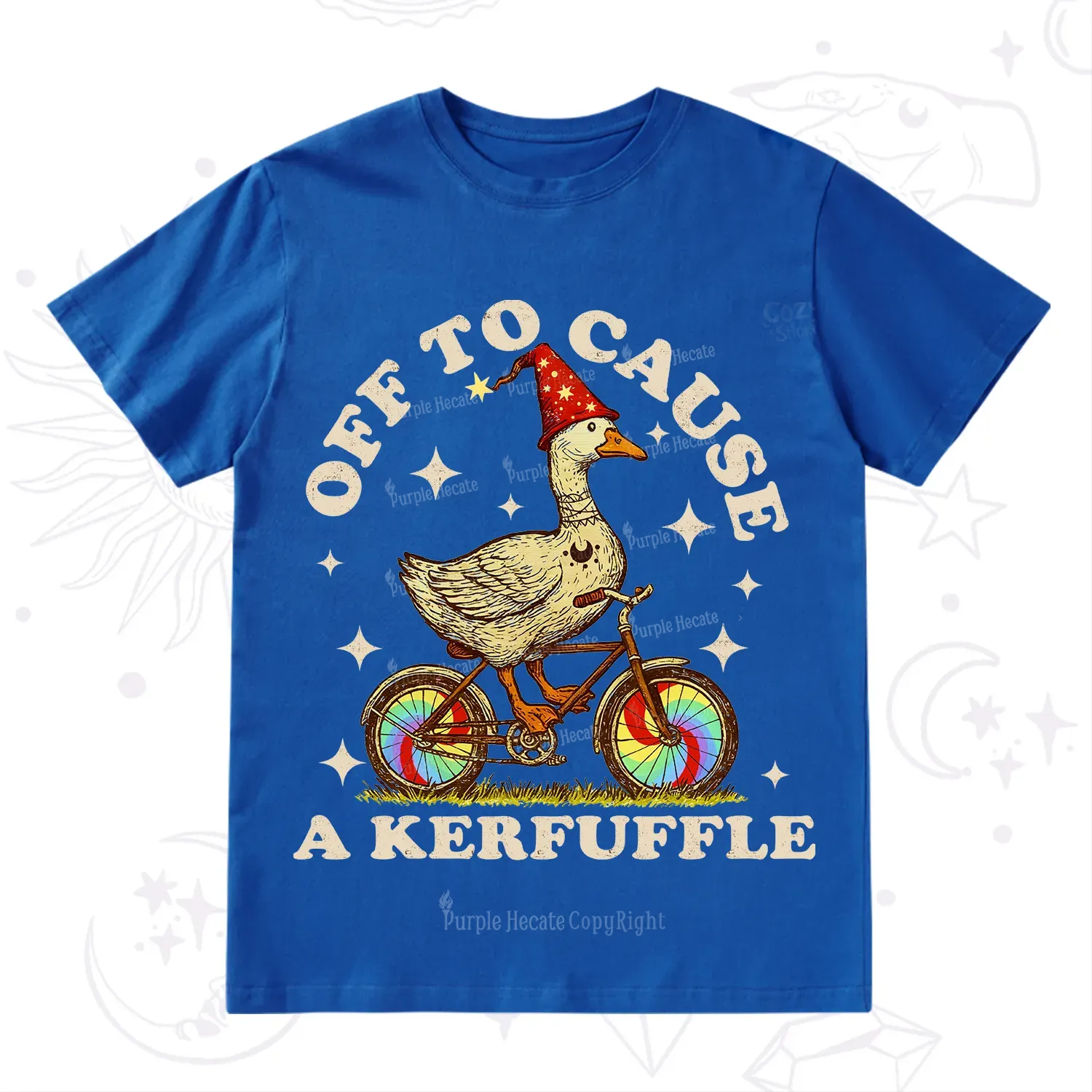 Purplehecate Off?to?Cause?a?Kerfuffle?Goose T-Shirt