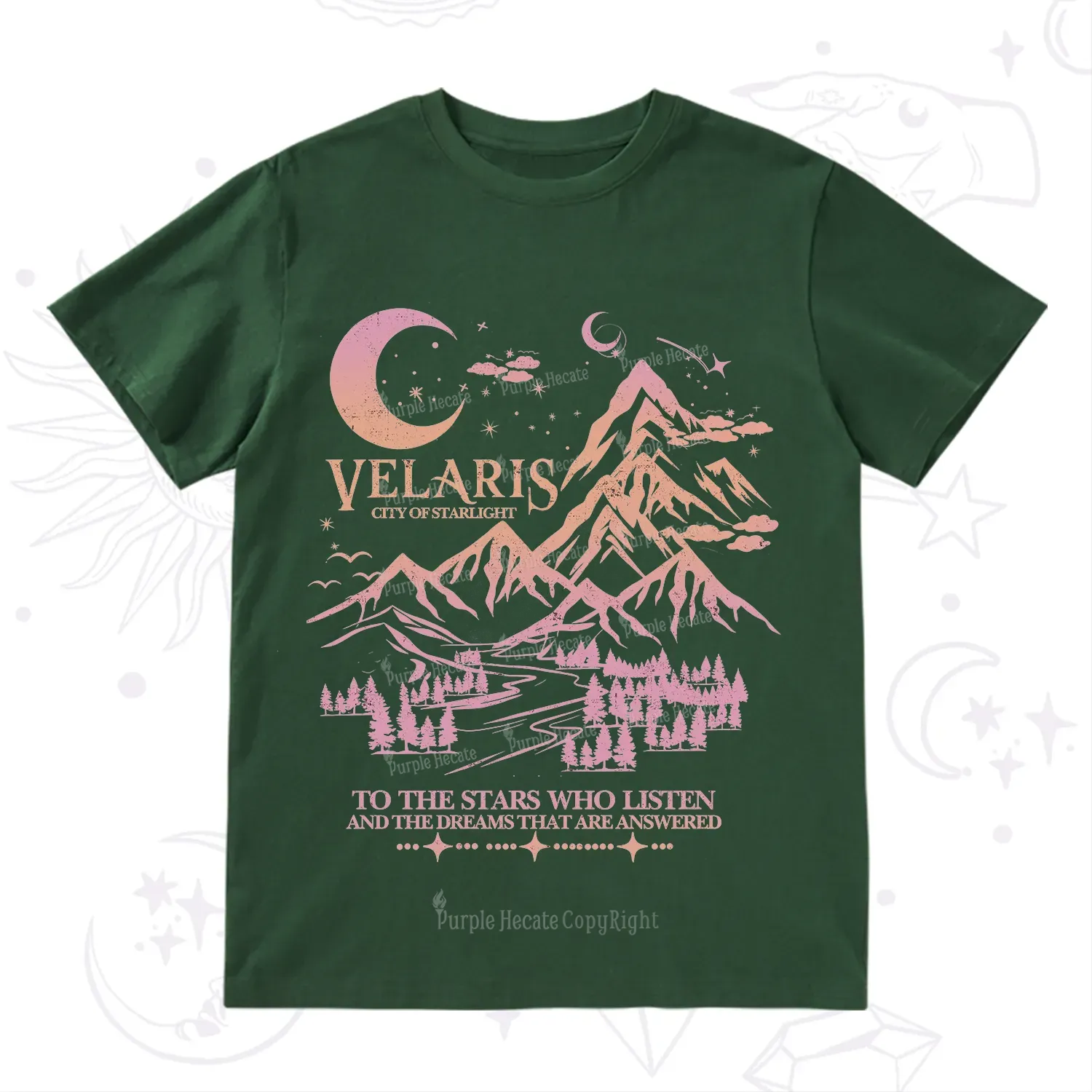 Purplehecate Echoes of the Hidden City T-Shirt