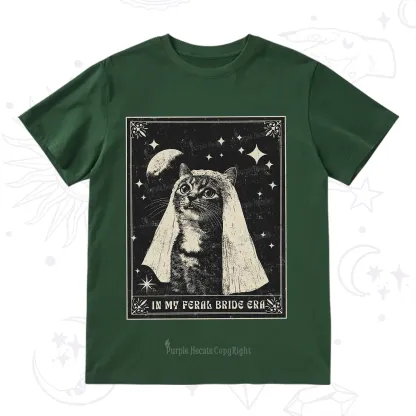 Purplehecate Cat In My Feral Bride Era Bachelorette T-Shirt