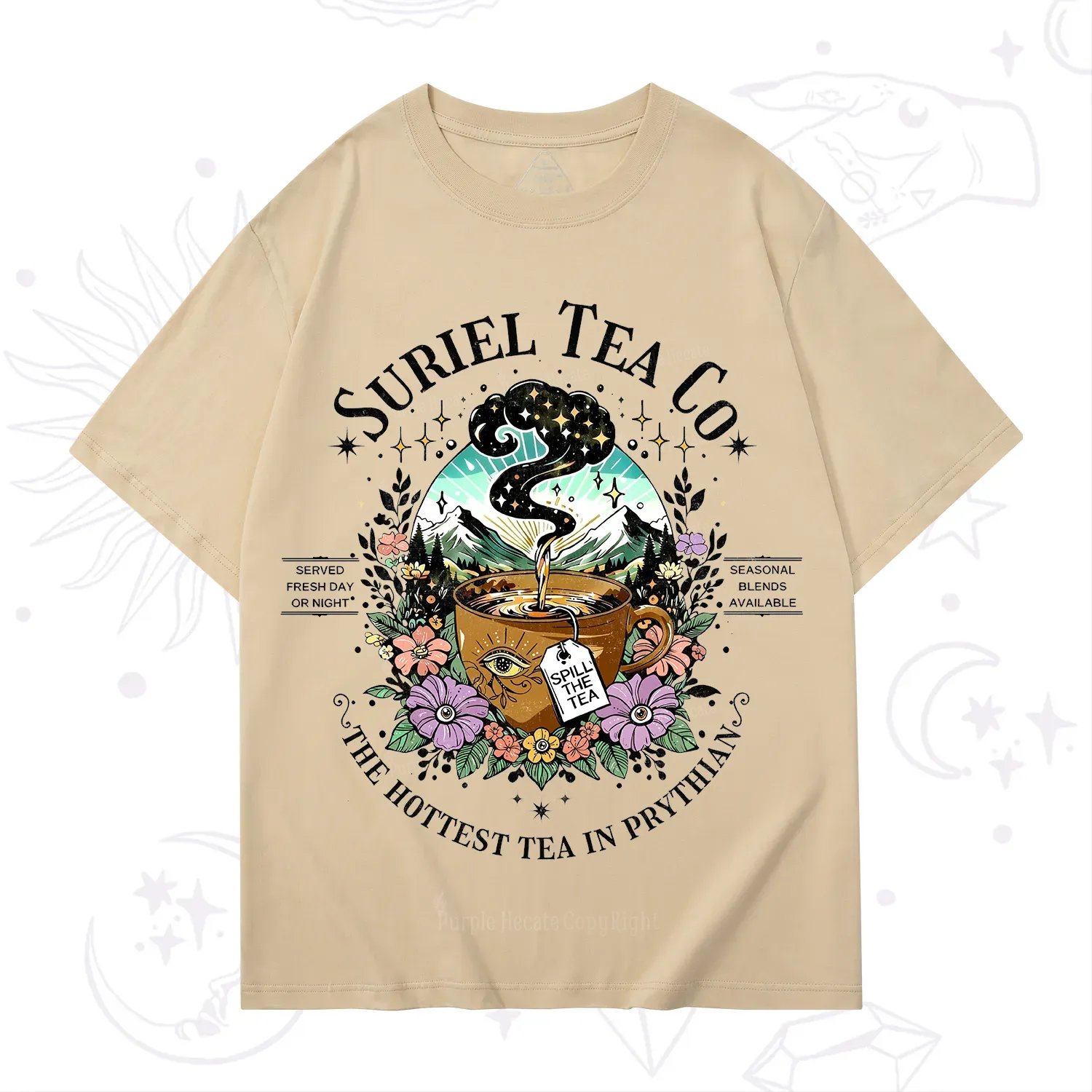 Purplehecate The Forest Tea Oracle T-Shirt