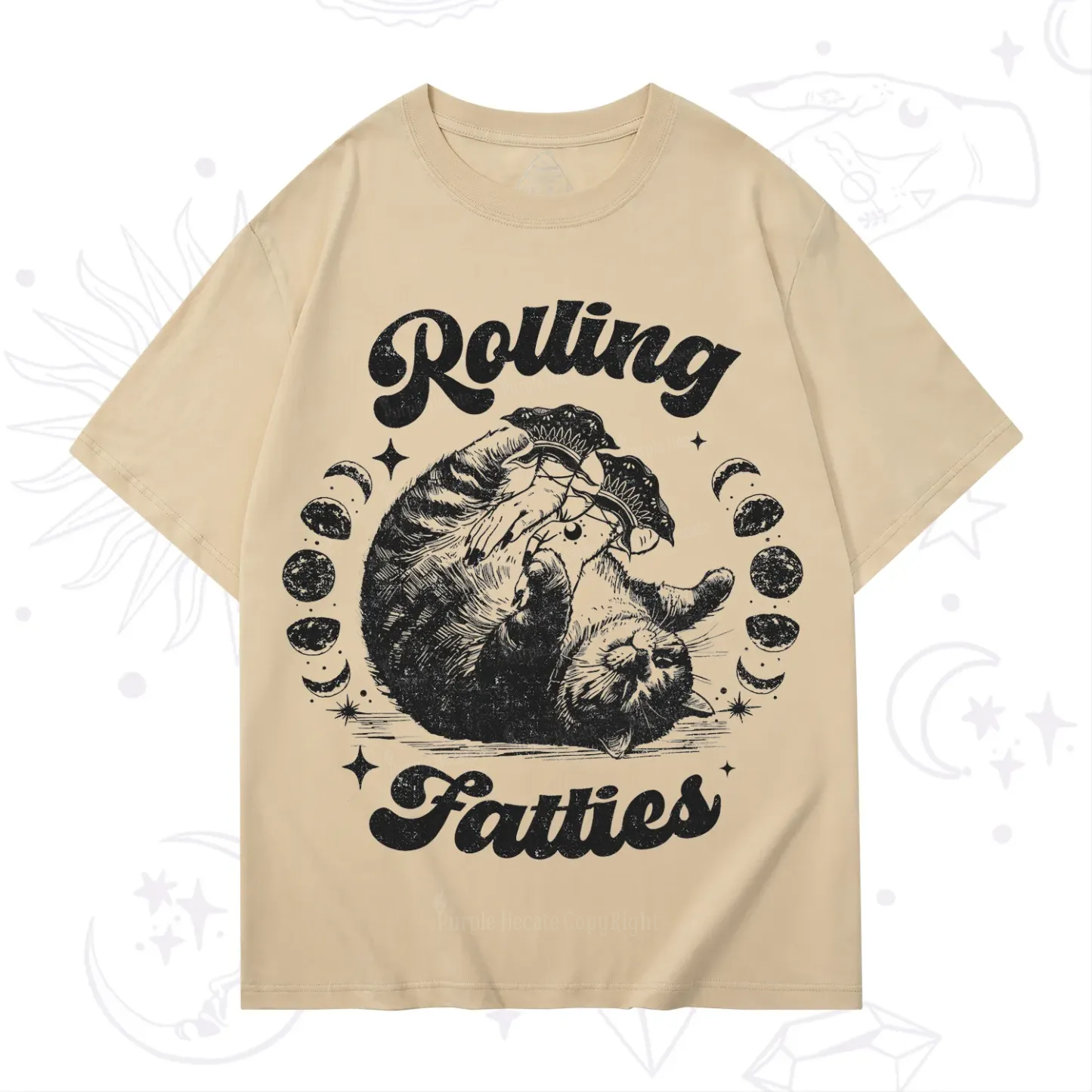 Purplehecate Funny Rolling Fatties T-Shirt