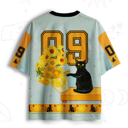 Purplehecate Sunflower Cat Mesh Jersey