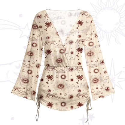 Purplehecate Eye of the Universe Mesh Cover Up Dress