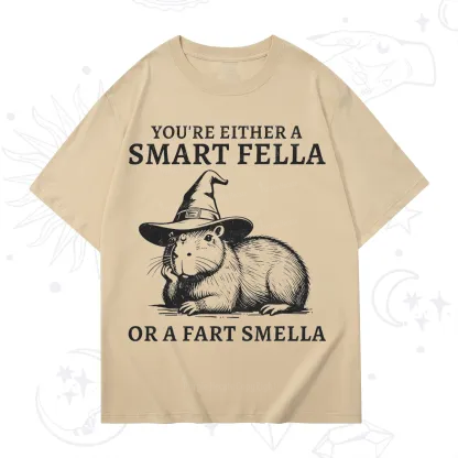 Purplehecate You're Either A Smart Fella or a Smart Fella T-Shirt