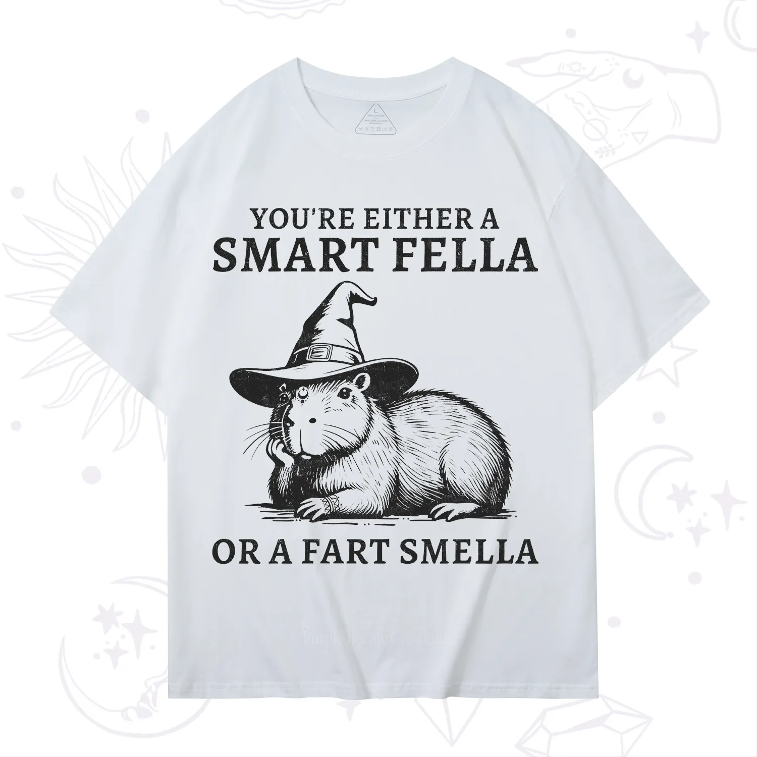 Purplehecate You're Either A Smart Fella or a Smart Fella T-Shirt