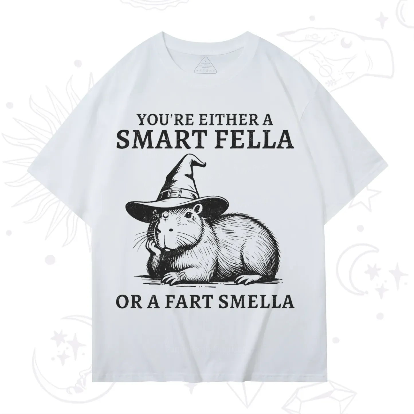 Purplehecate You're Either A Smart Fella or a Smart Fella T-Shirt