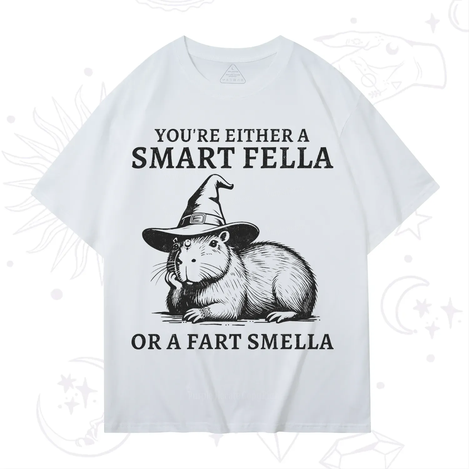 Purplehecate You're Either A Smart Fella or a Smart Fella T-Shirt