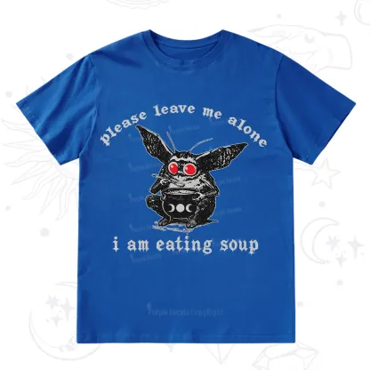 Purplehecate Mothman Eating Soup T-Shirt