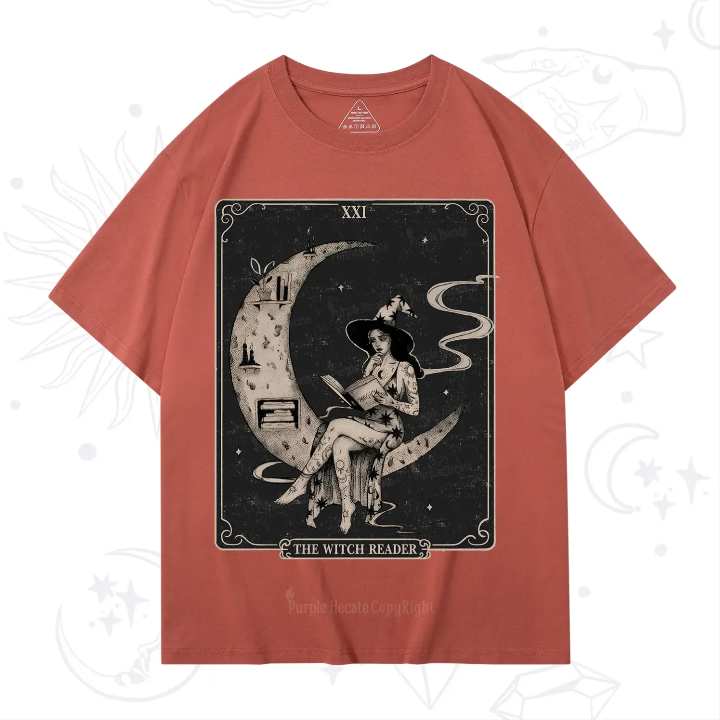 Purplehecate The Witch Reader T-Shirt